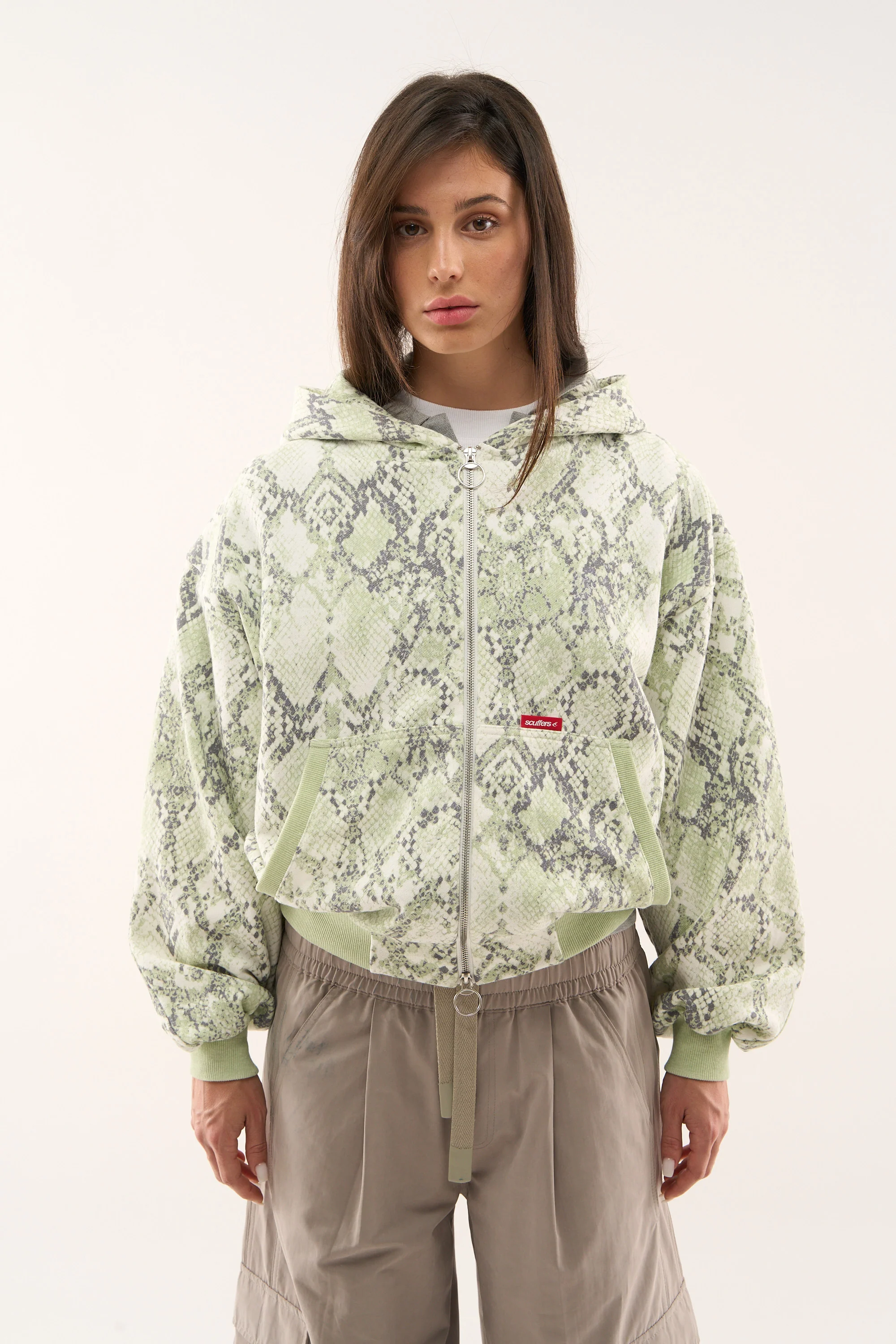 SCFF Green Snake Zipper
