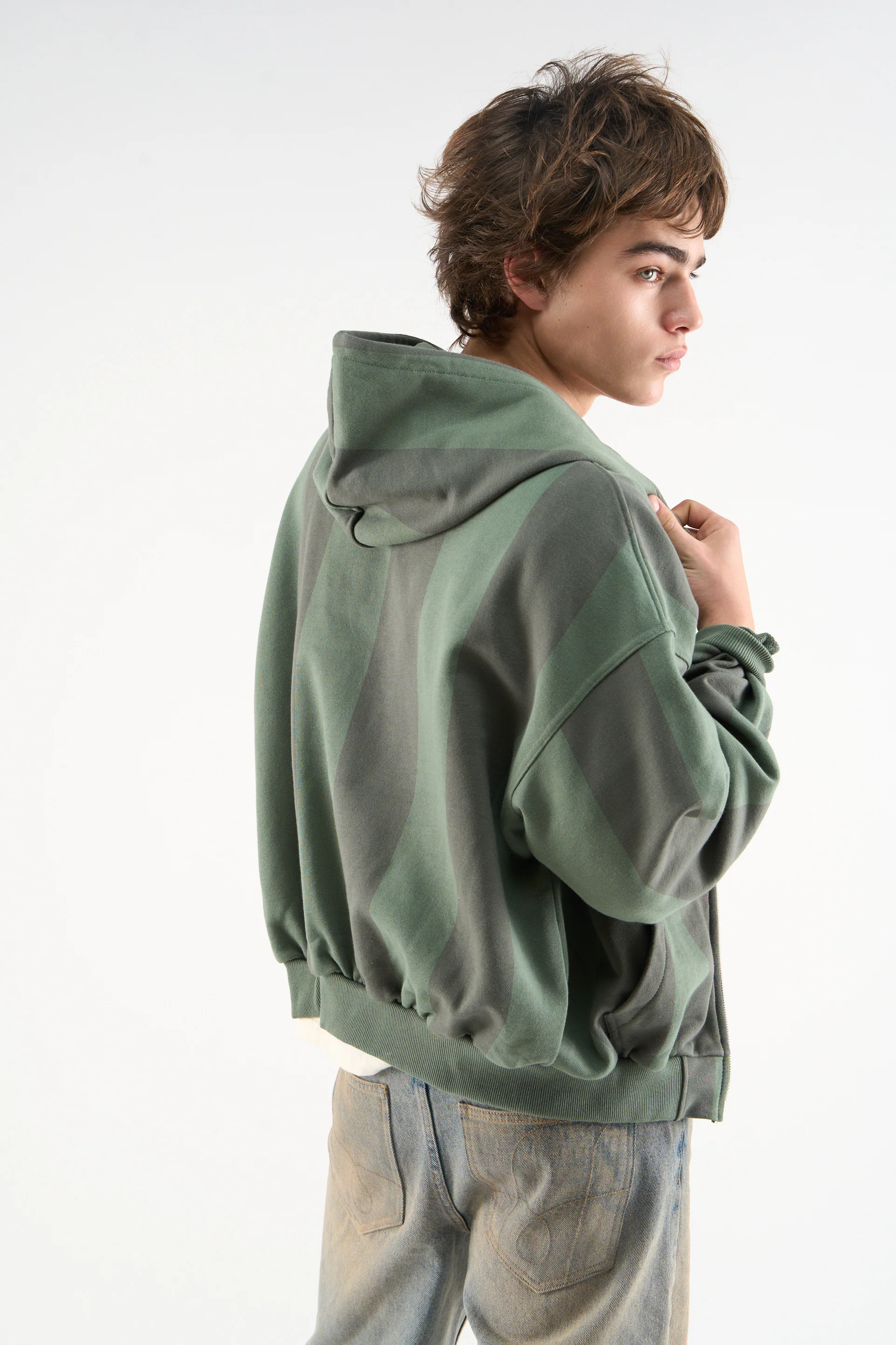 012 Picadilly Green Zipper M 1127 Jpg