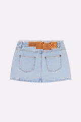 Label Light Blue Denim Skirt