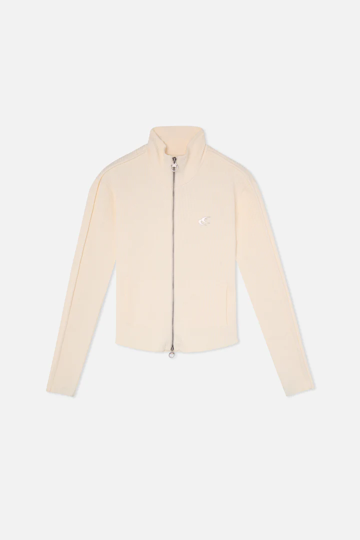 Monaco Ecru Zipper