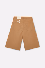 Braided Camel Jumbo Shorts
