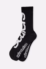 Full Black Socks