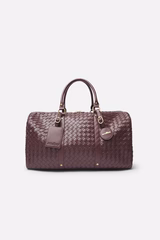 Country Burgundy Duffle Bag