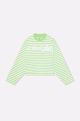 Curator Green & White Longsleeve