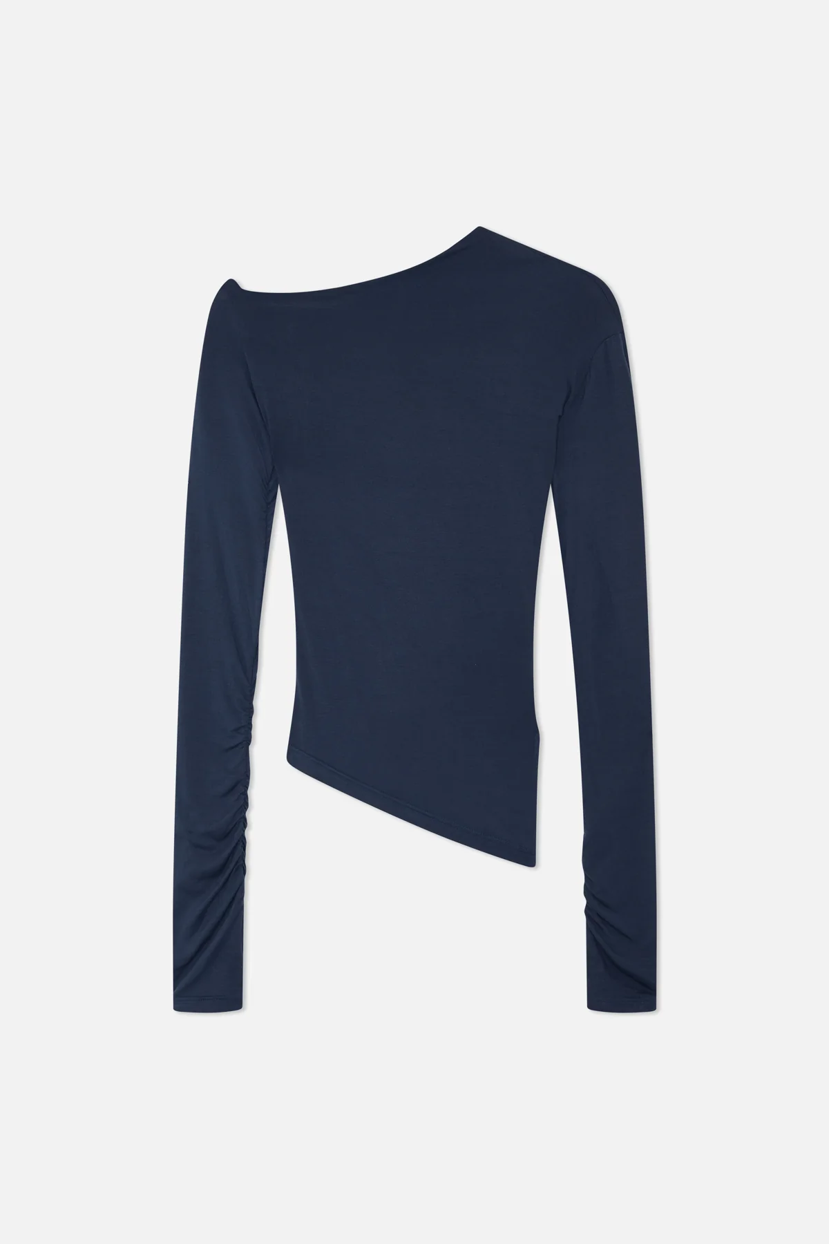 Asymmetricnavybluelongsleeve Girldrop1 2 Jpg