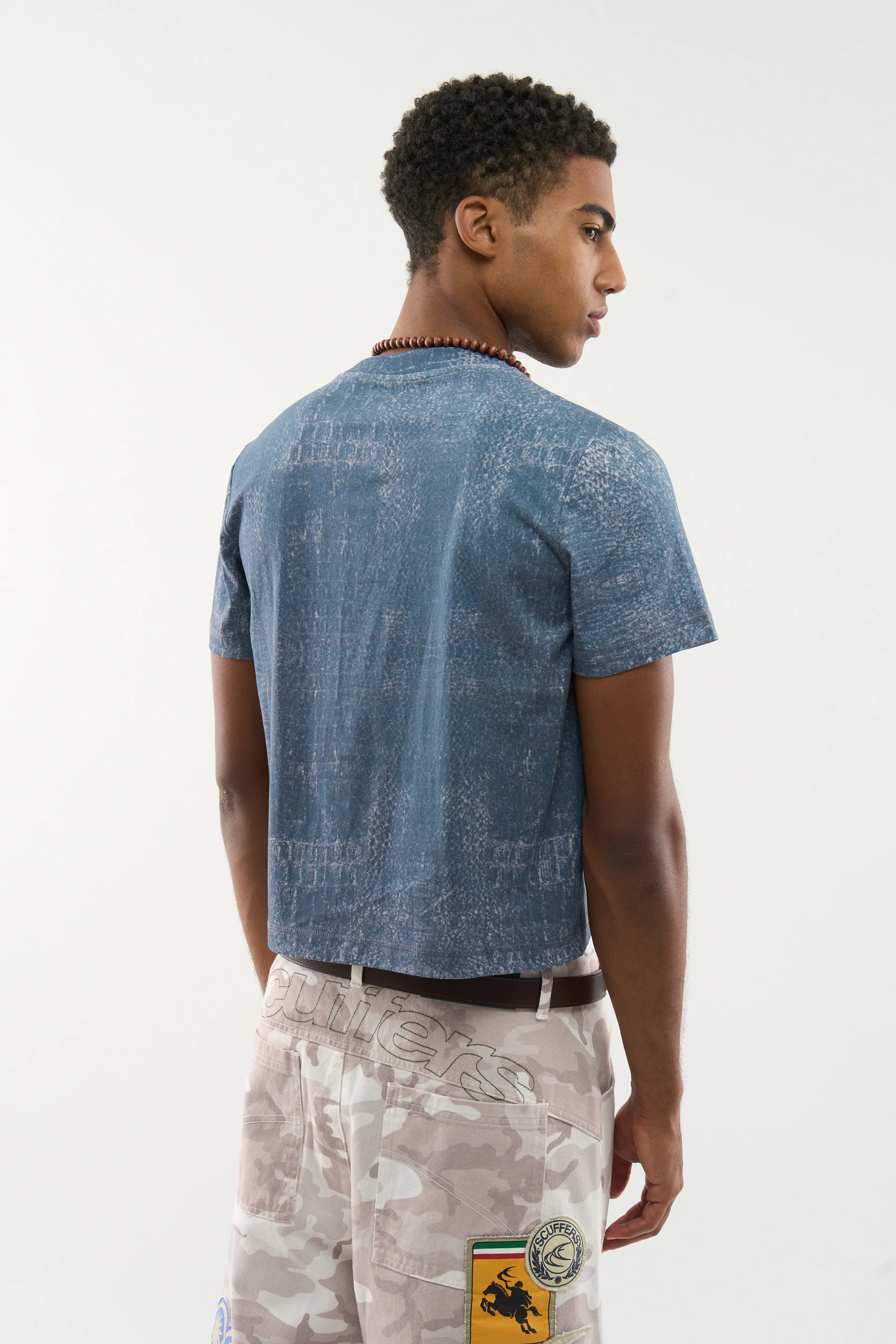 Cocodrile Blue Fitted Tshirt 04 Jpg