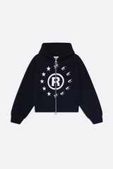 Confused Black Zipper