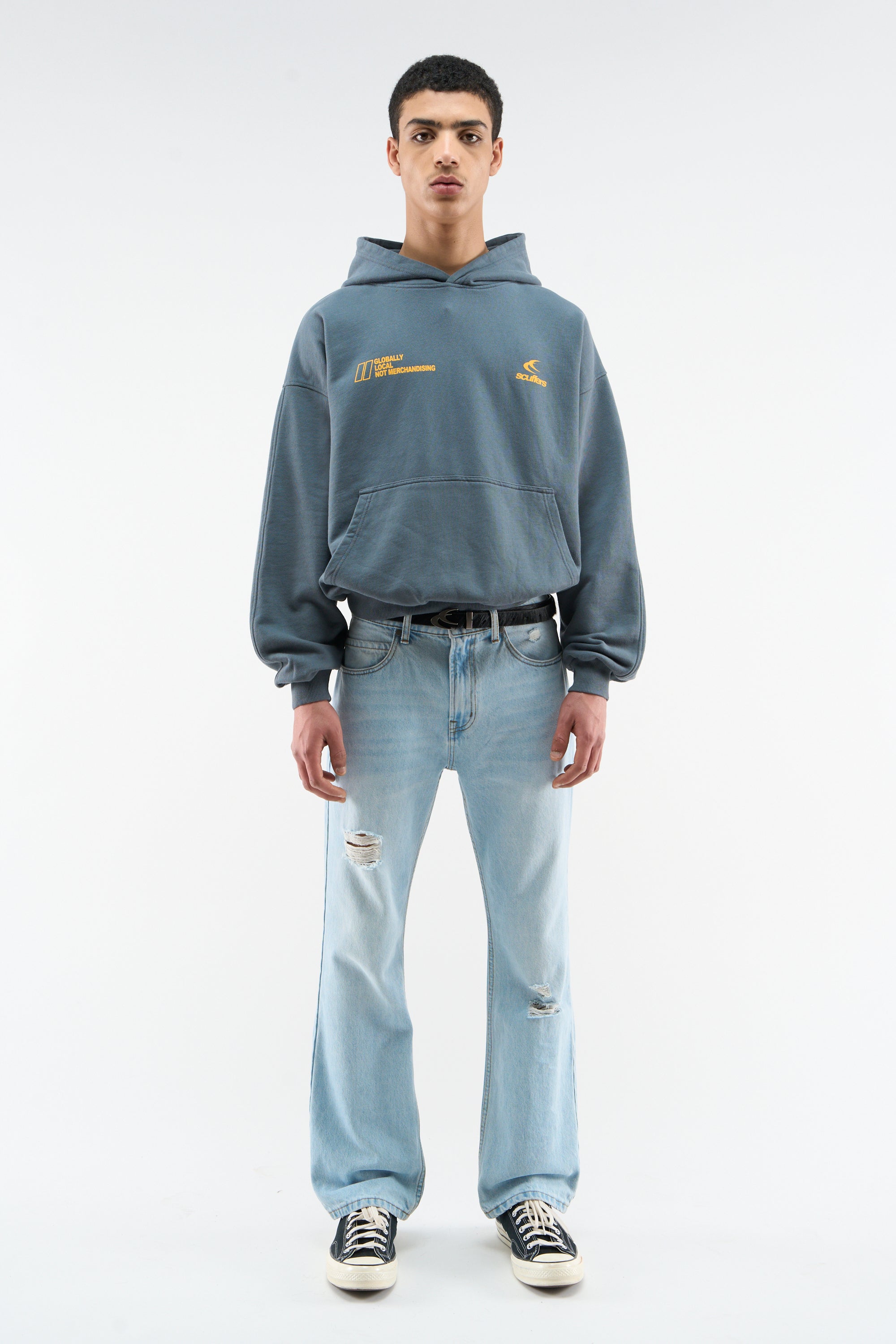Globally Navy Hoodie