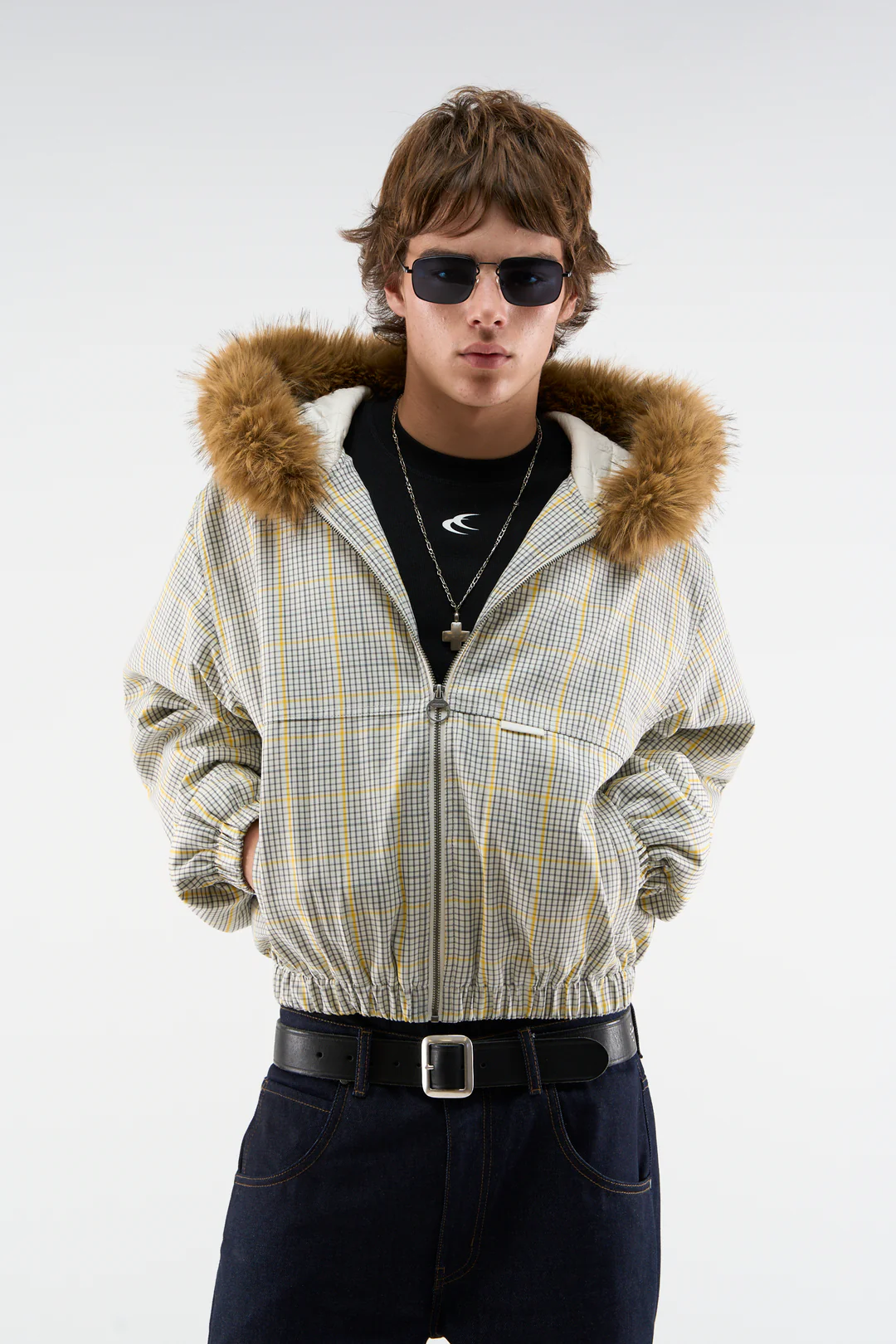 Checkered Work Jacket