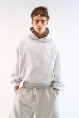 Bob Grey Melange Hoodie