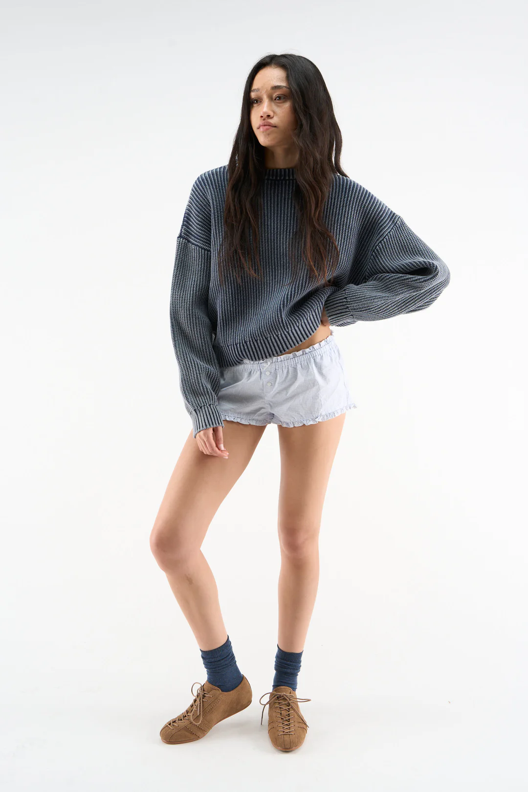 Cindy Navy Knit