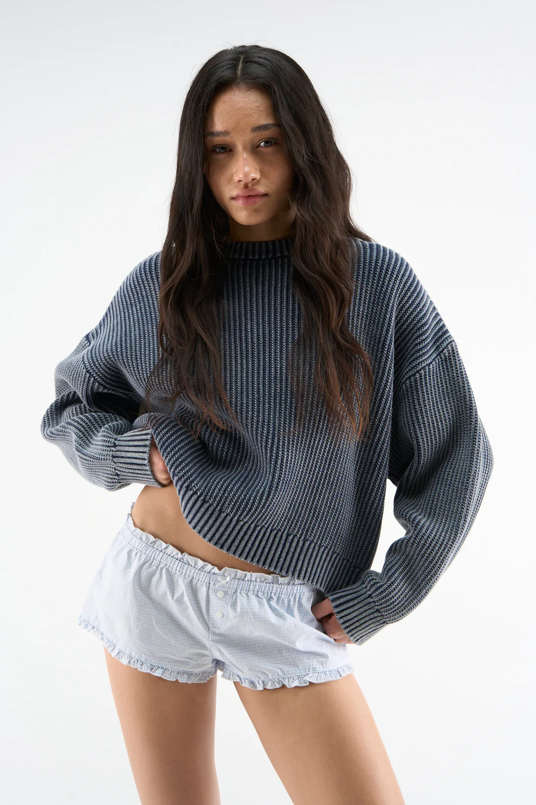 Cindy Navy Knit