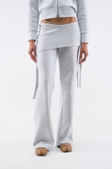 Cozy Grey Melange Pants