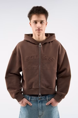 Bullet Brown Zipper