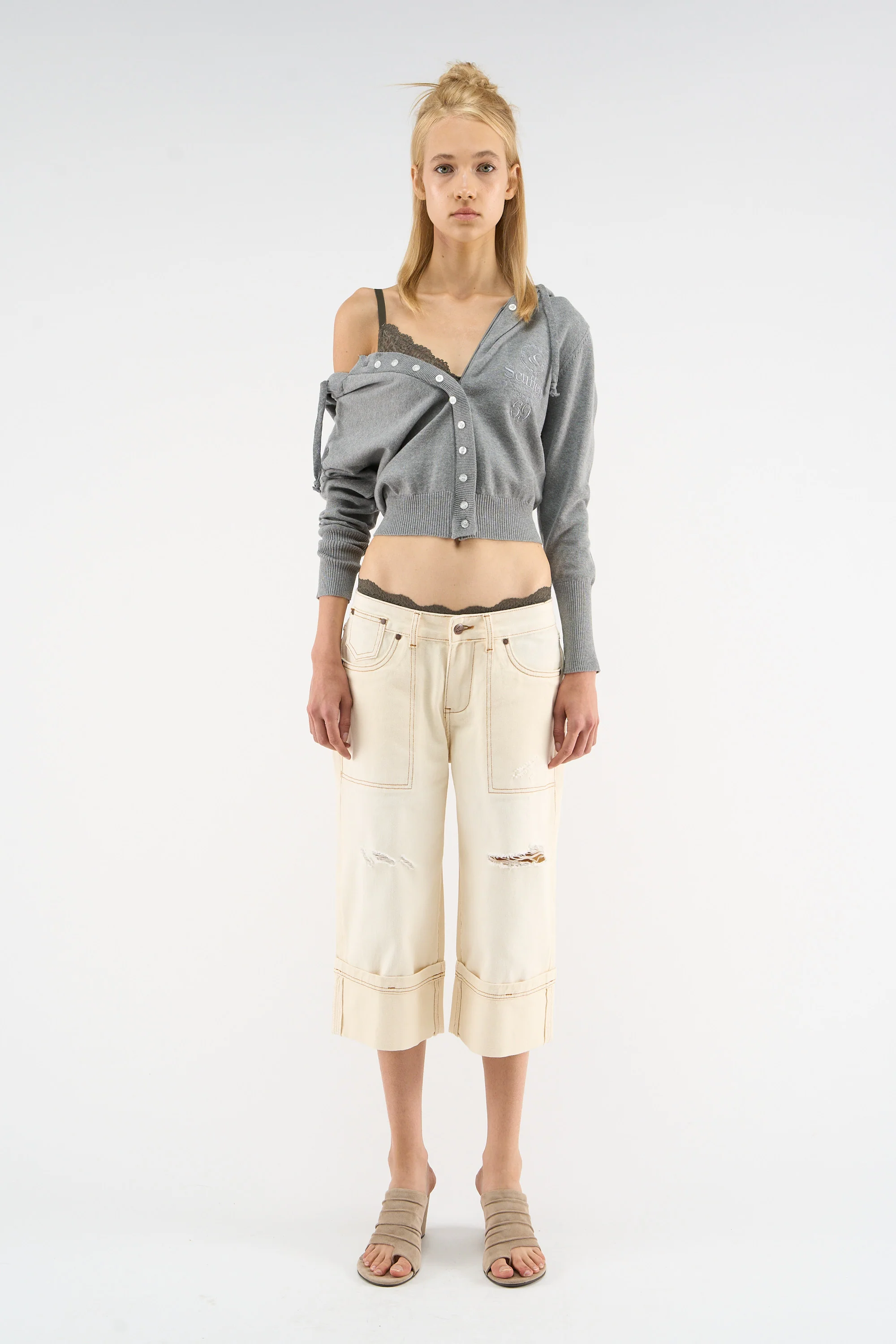 Capri Ecru Pants