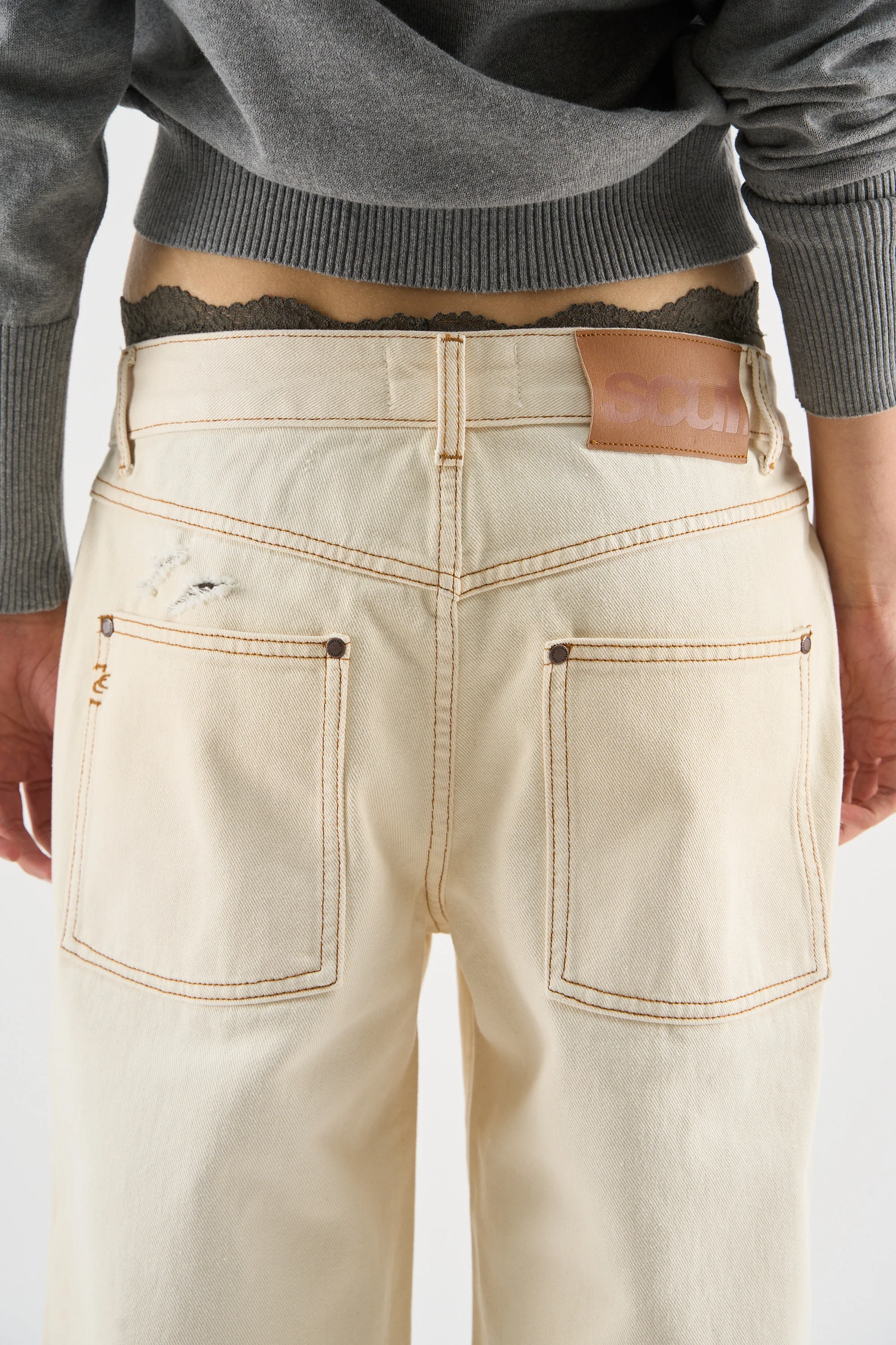 Capri Ecru Pants