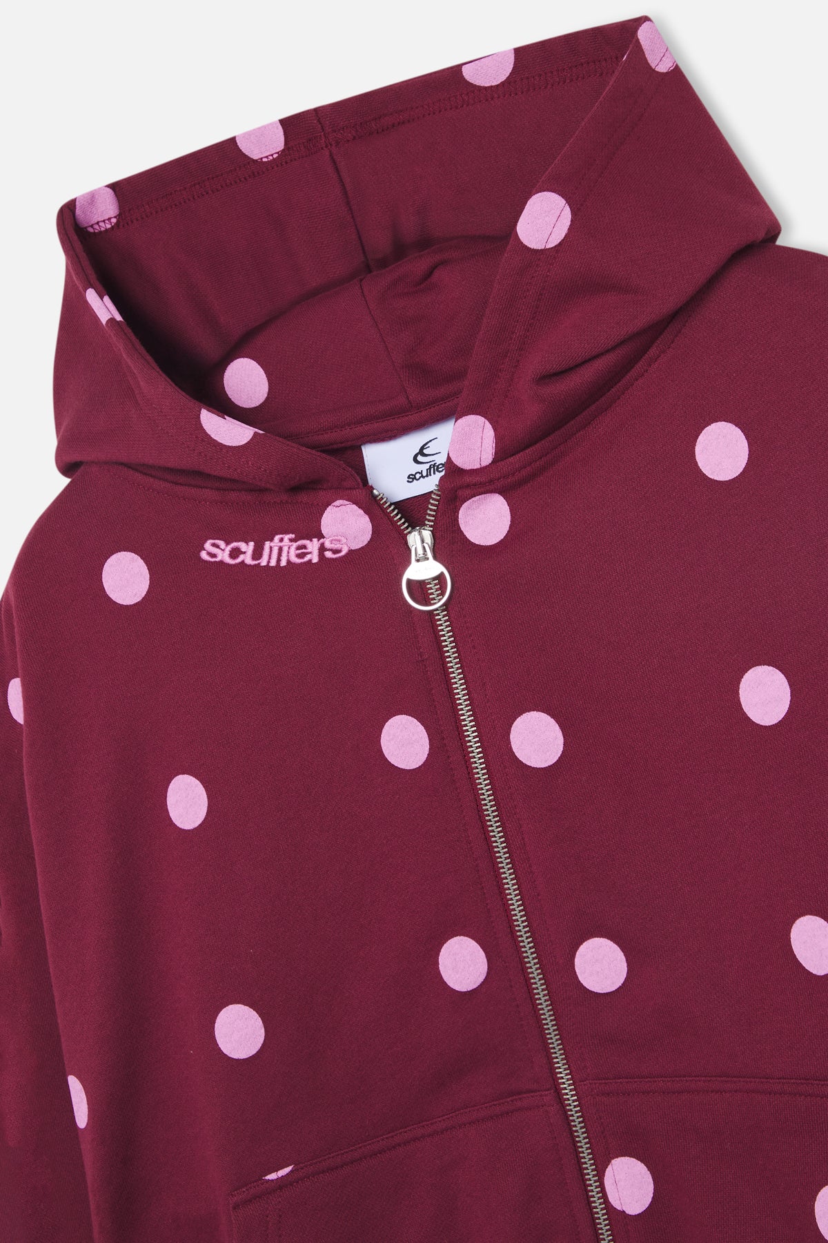 Dotsburgundyzipper Sem53 3