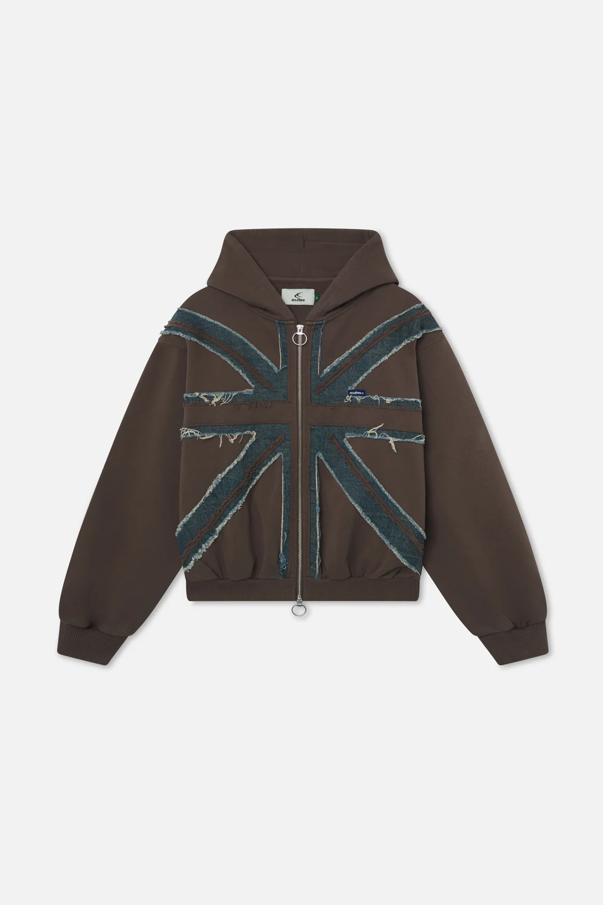 Flag Brown Zipper