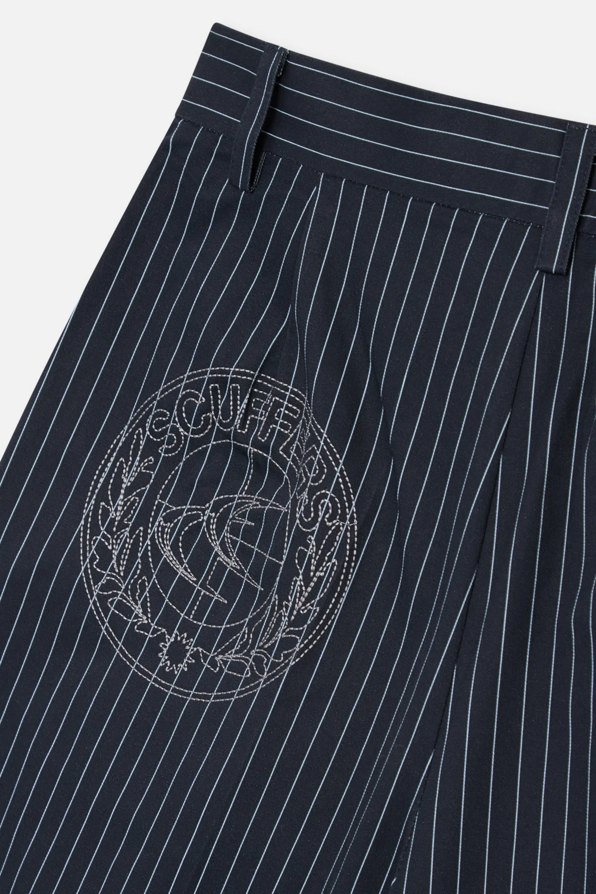 Maisonnavypinstripeshortsdrop13 4 Jpg