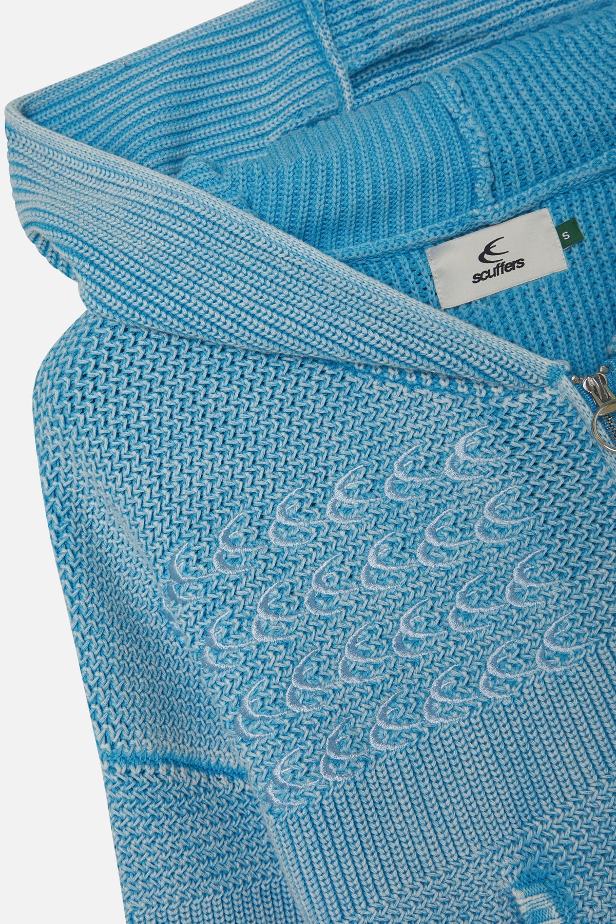 Nowhere Blue Knit Zipper Sem 50 3