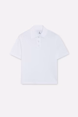 Openwork White Polo