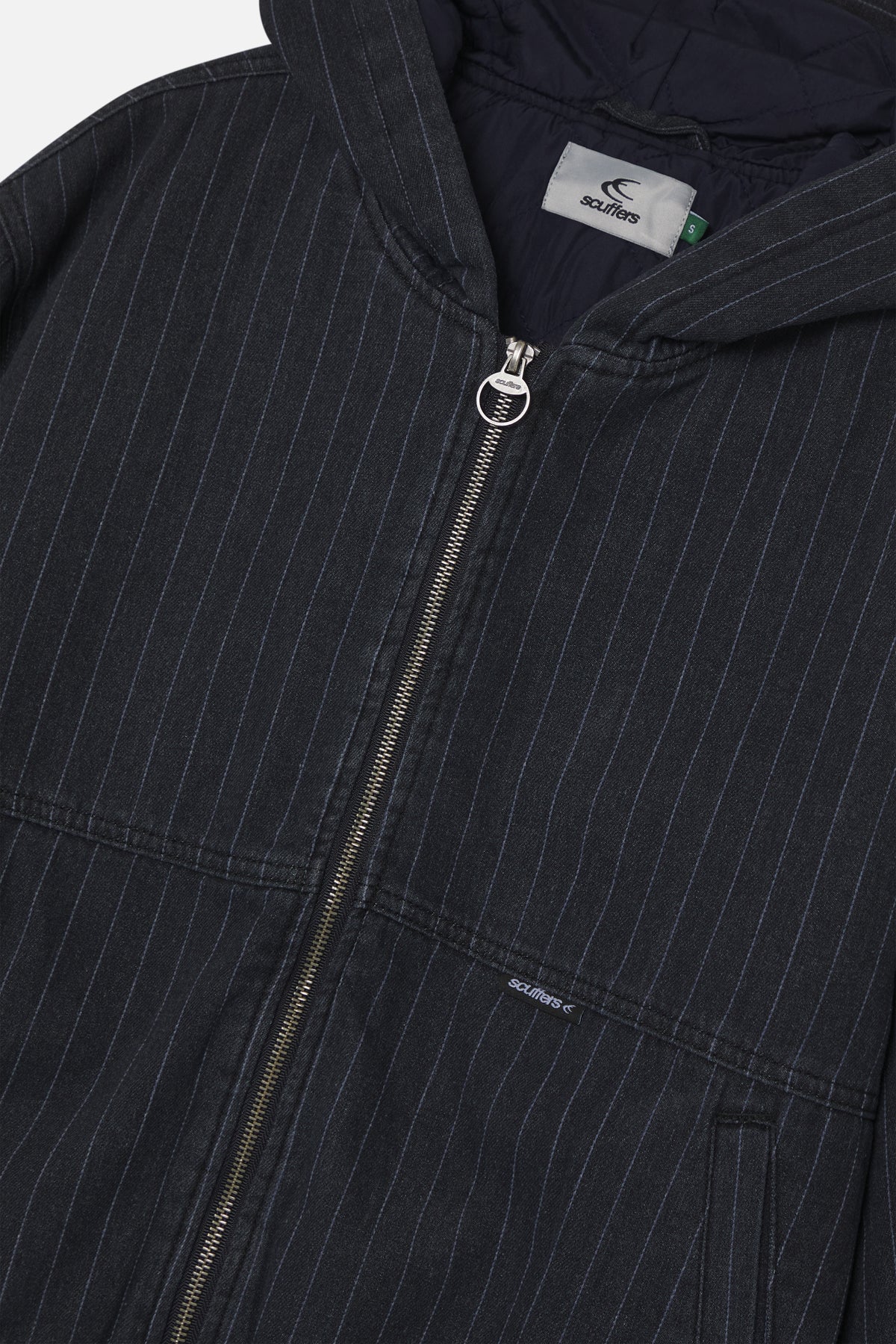 Pinstripe Blue Work Jacket Sem 35 3