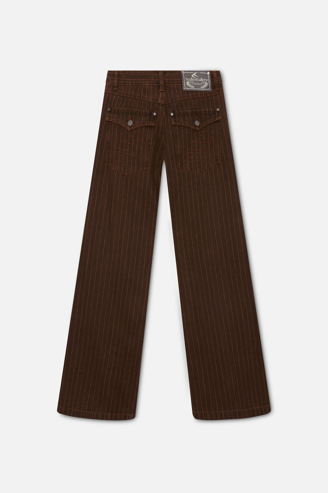 Pinstripe Carrie Brown Pants Drop 1 2