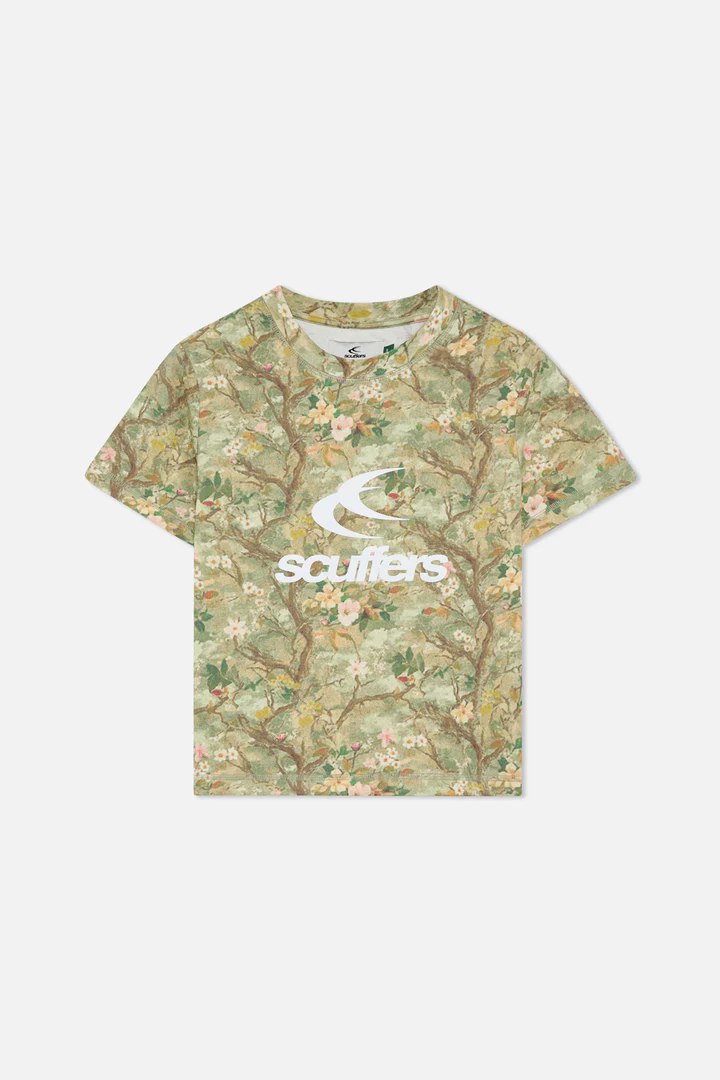 Real Flower Fitted T-Shirt