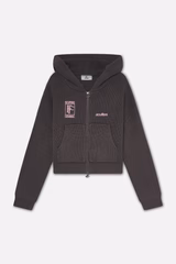 Signal Brown Knit Zipper