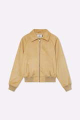 Suede Camel Raw Jacket