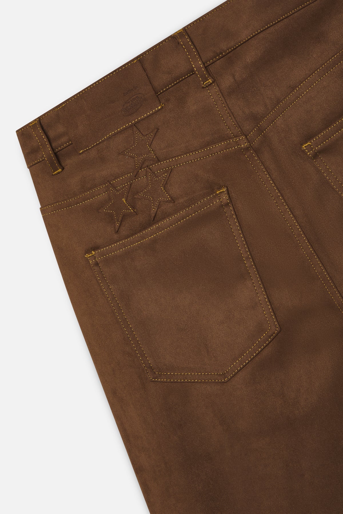 Suede Dark Brown Jumbo Pants Sem 43 4
