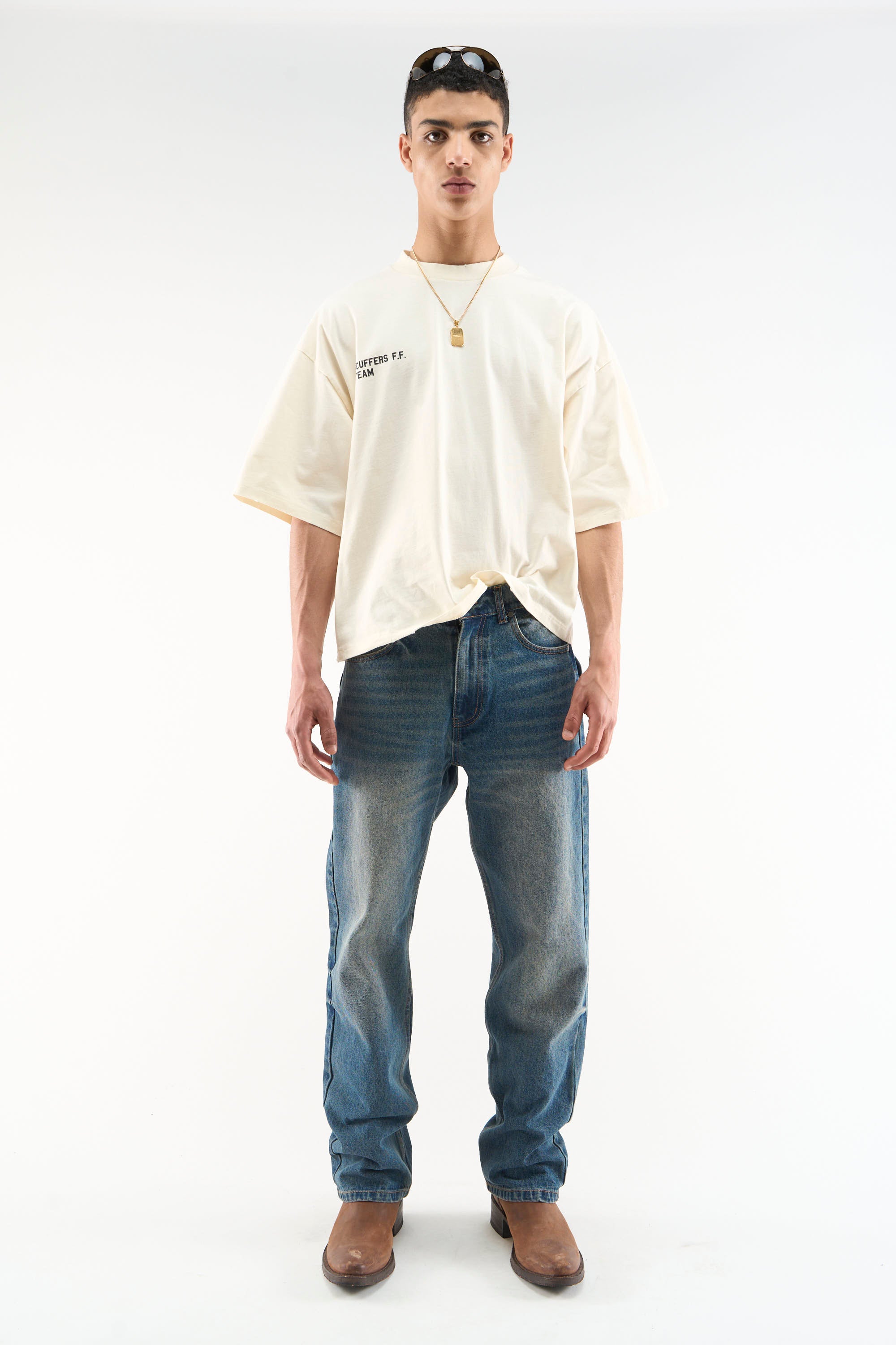 Omega Ecru T-Shirt