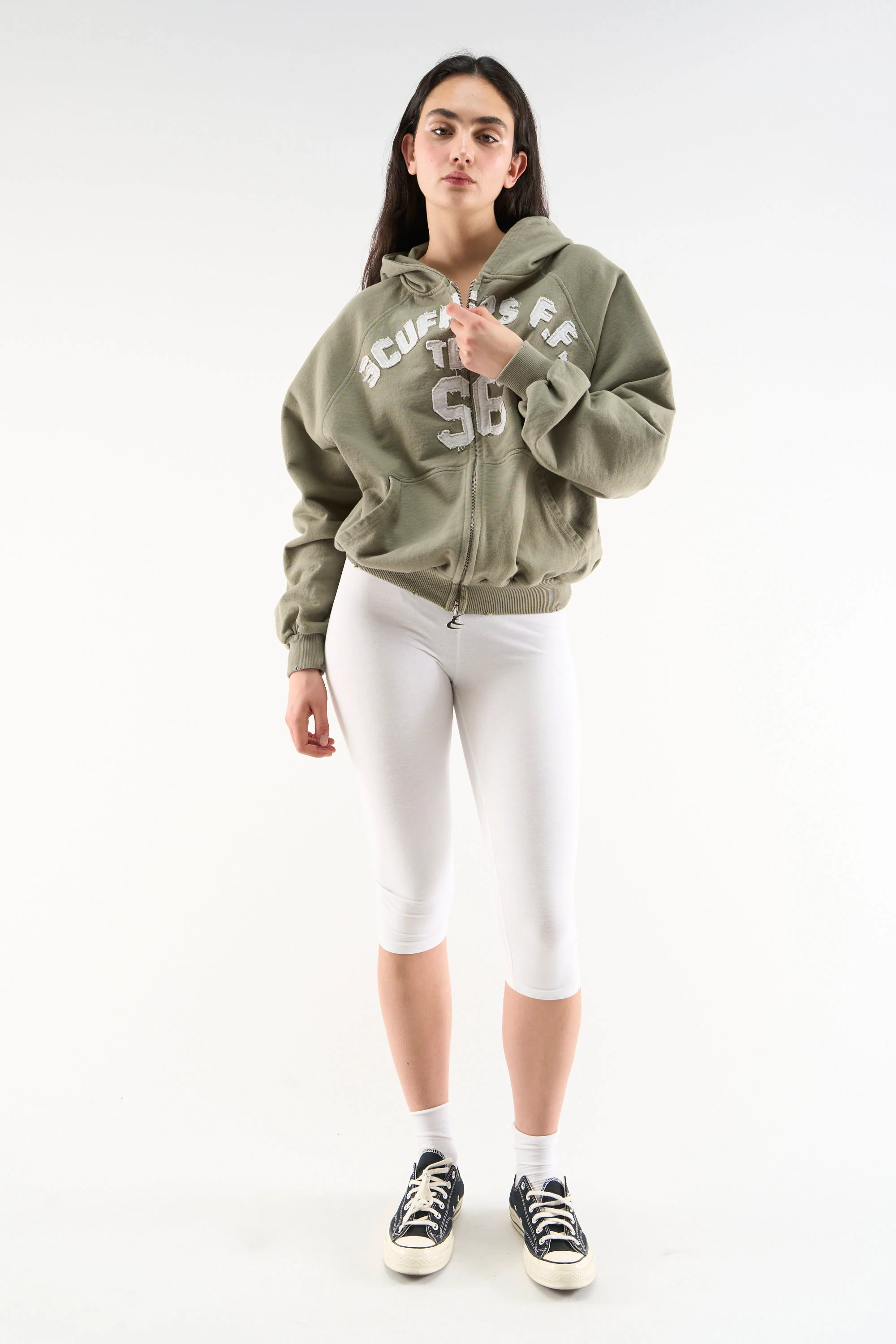 Omega Green Zipper