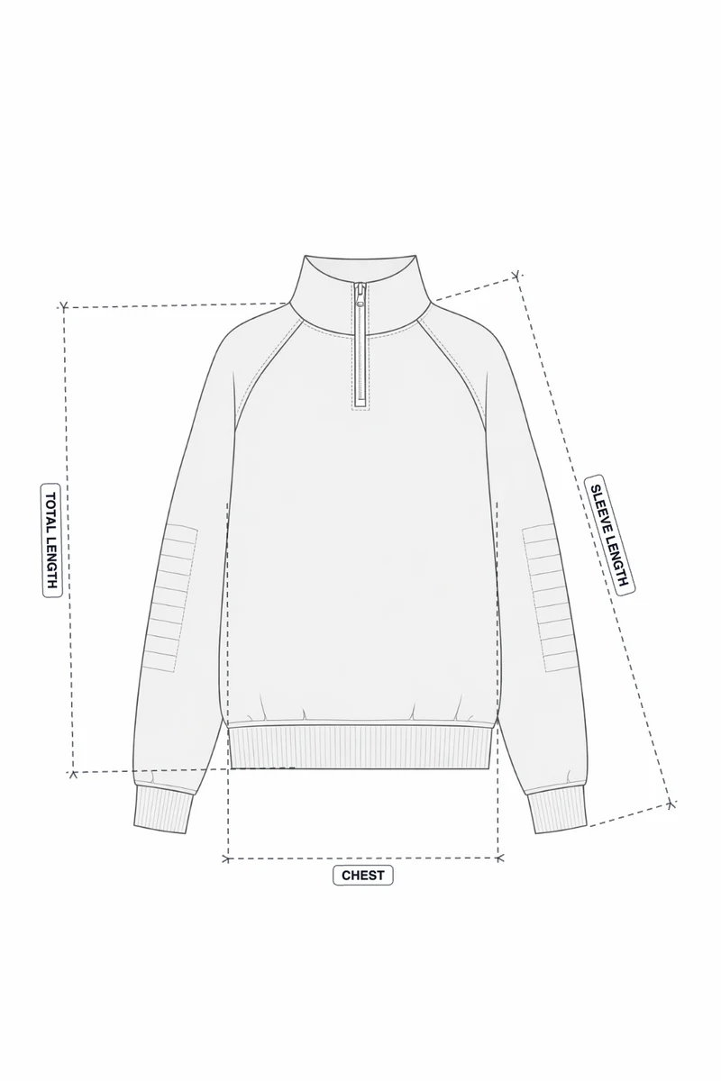 Bow Quarter Green Zip