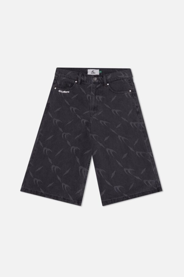 Silver Dark Jorts