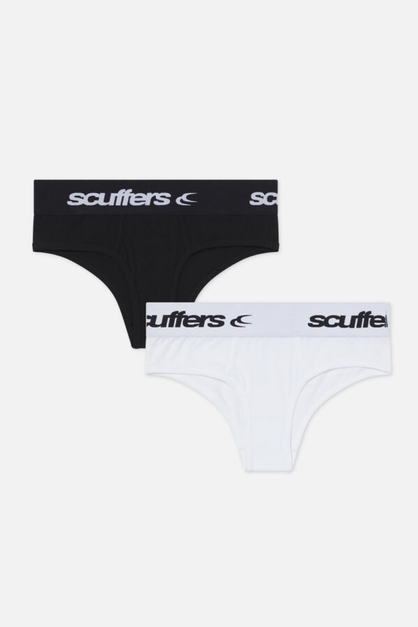 Basic Black & White Pack Shorties