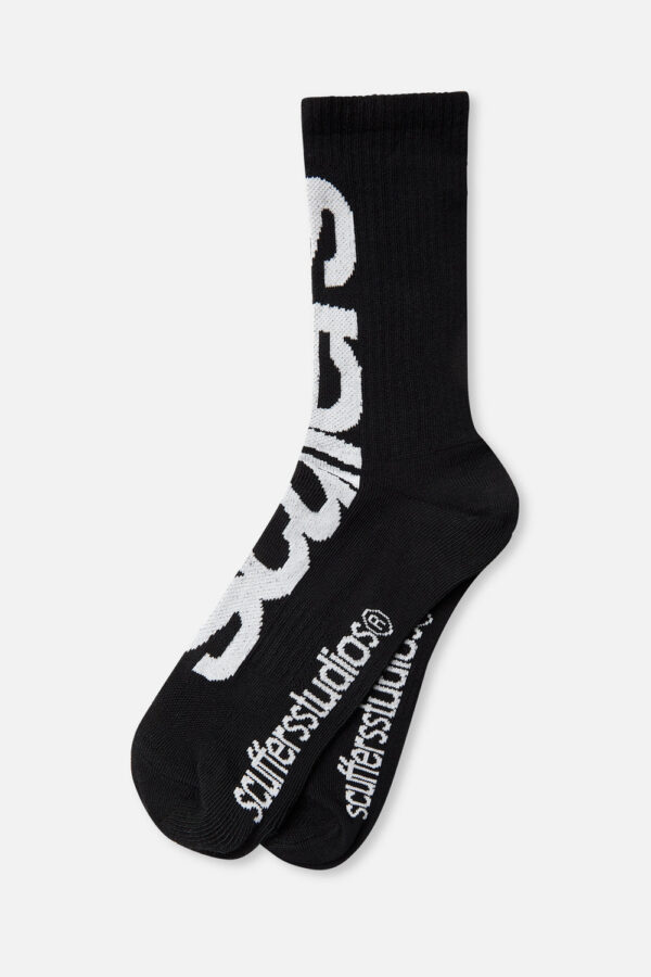 Full Black Socks
