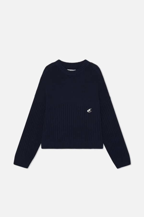 Pin Navy Knit