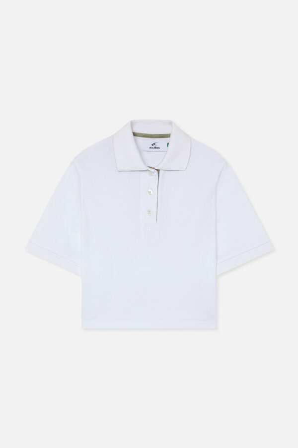 Camo White Polo