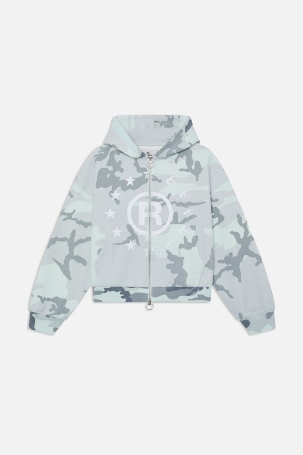 Confused Grey Camo Zipper
