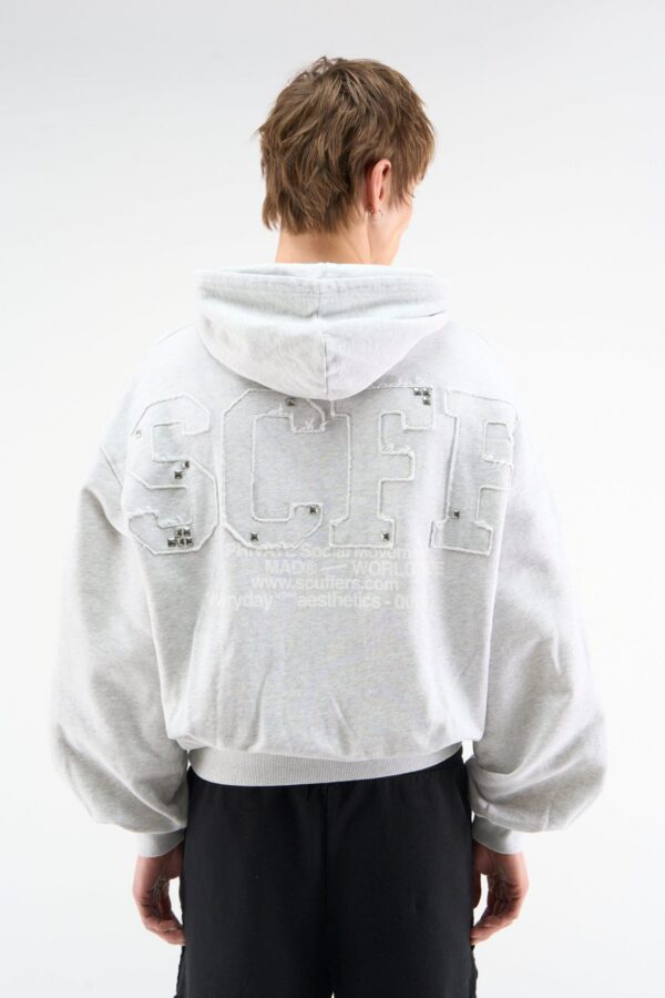 Worldwide Grey Melange Hoodie