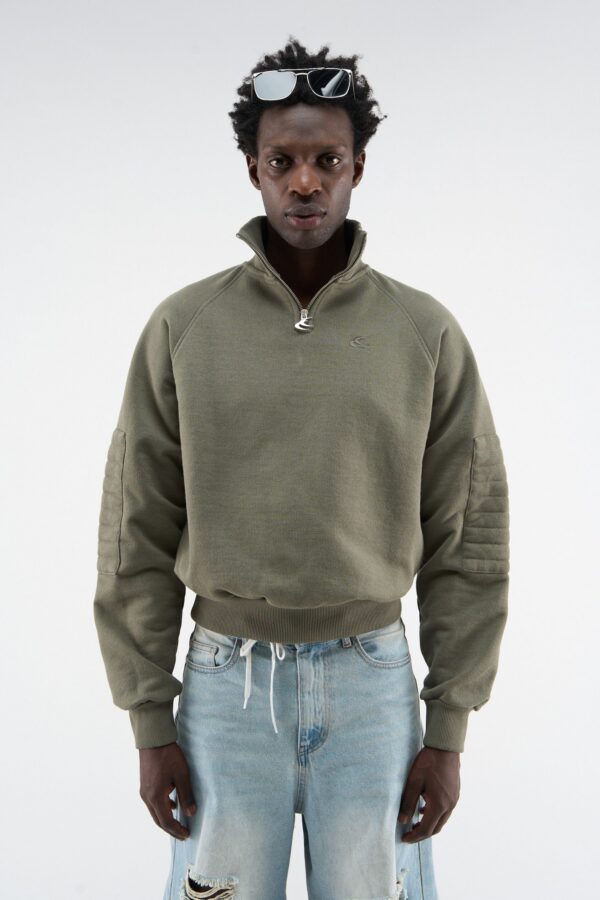 Bow Quarter Green Zip