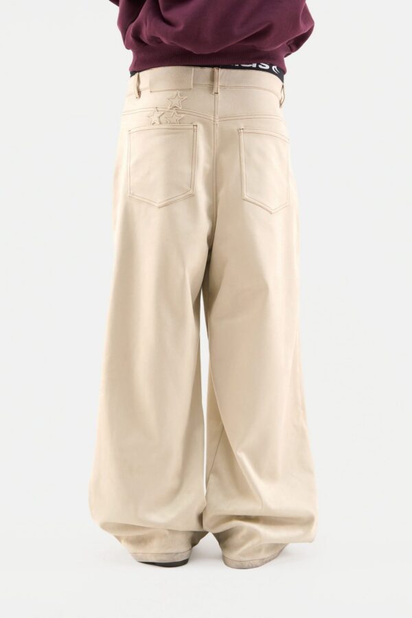 Suede Grey Jumbo Pants