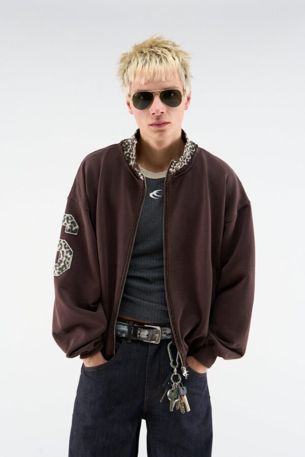 Tokiet Leopard Zipper