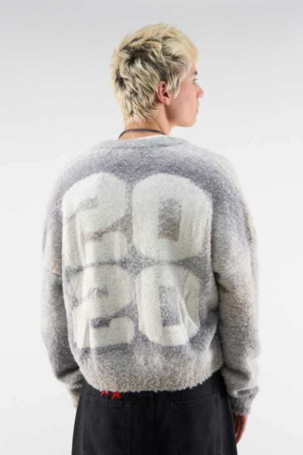 Quarter Grey Zipper Knit
