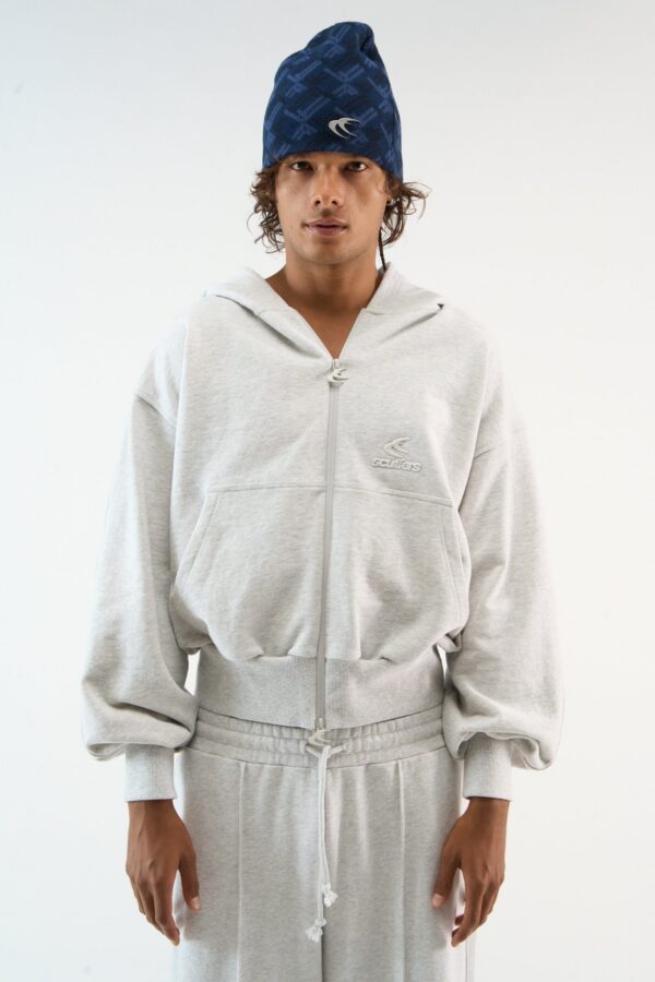 Weekender Grey Melange Zipper