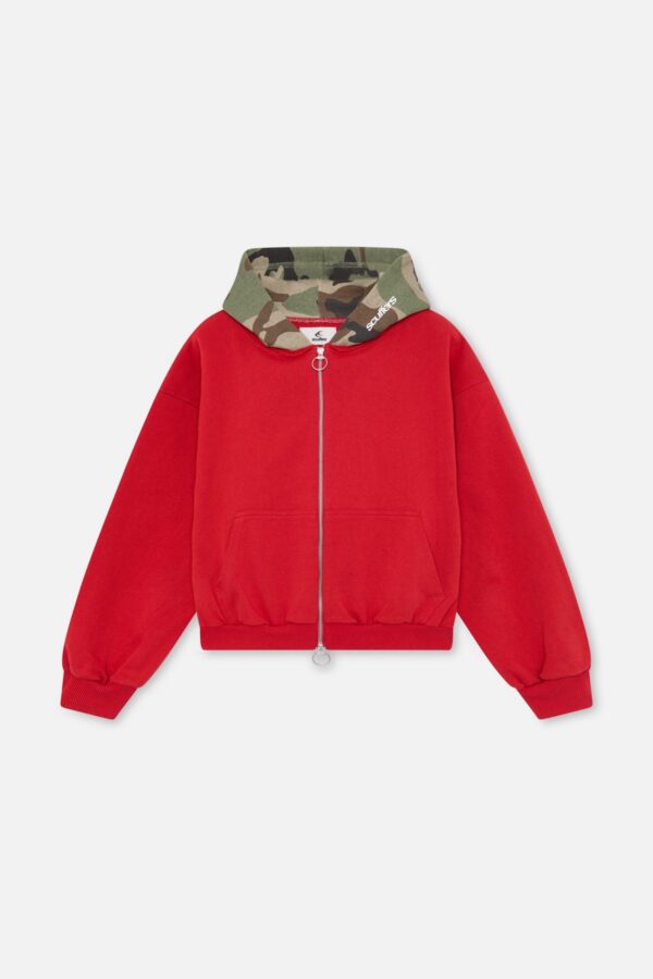Mask Red Zipper