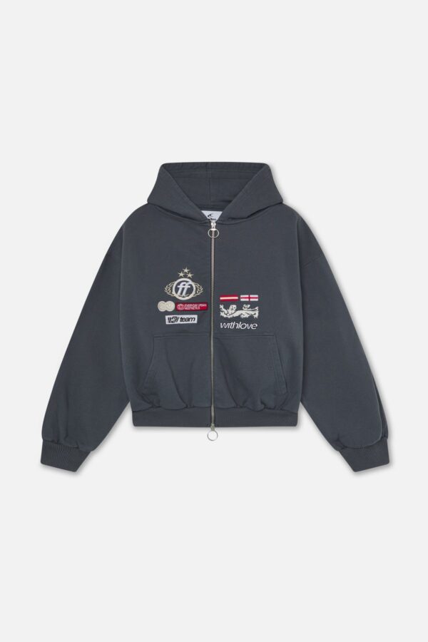 Mayor Dusty Blue Zipper