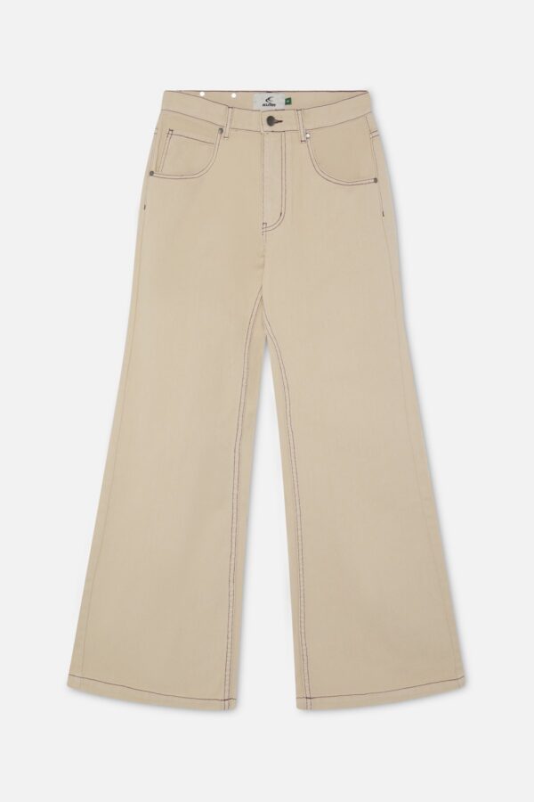 New Flared Ecru Pants