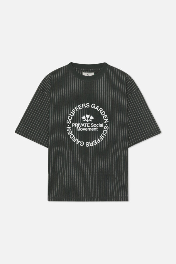 Pinstripe Green T-Shirt